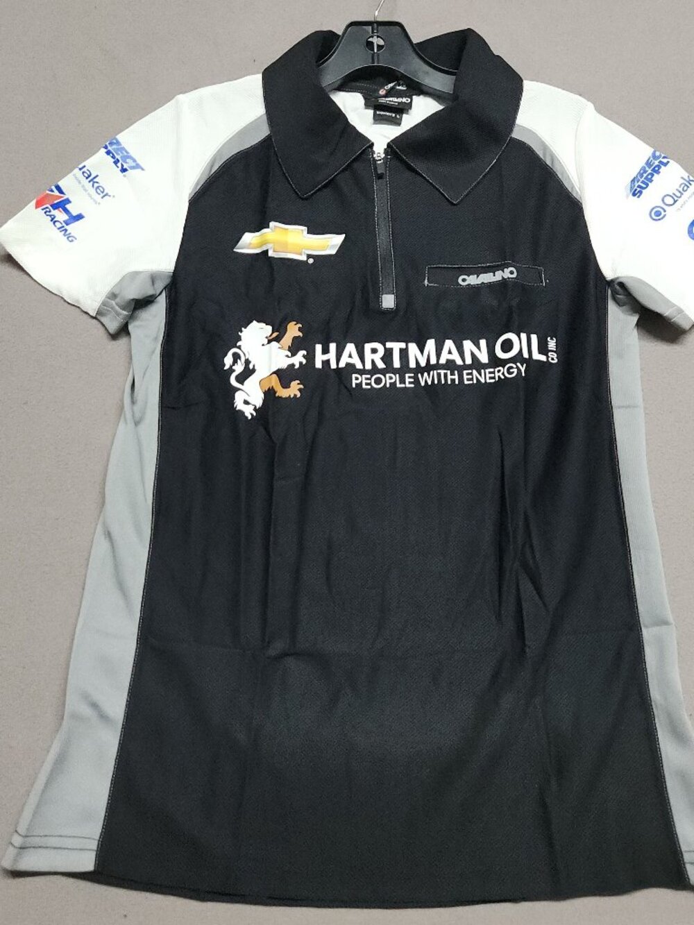 Cavallino Podium Polo Shirt Women’S Large Hartman Oil Cfh Racing Black 142
